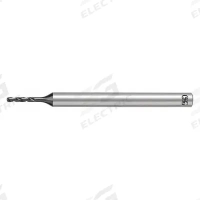 OSG Micro Drill Bit: 2.14 mm, 140° 4-Facet Point - Solid Carbide Micro Drill Bits