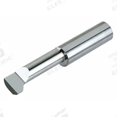 MICRO 100 Threading Tool: 1/2 in Shank Dia., Bright (Uncoated), 1/4 in Center to Cutting Tip (MPN LTR-500-24)