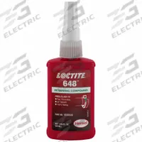 LOCTITE Retaining Compound: 648, 1.7 fl oz, Bottle, Green, For Close-Fitting Parts (MPN 1835920). Key specifications — Color: Green.