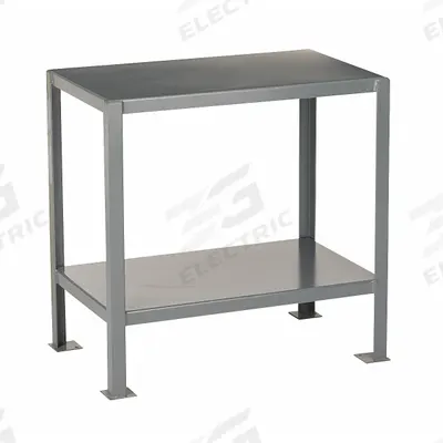 JAMCO Work Table: Fixed Ht, Steel, 24 in x 18 in, 2,000 lb Overall Load Capacity - Steel-Top Worktables