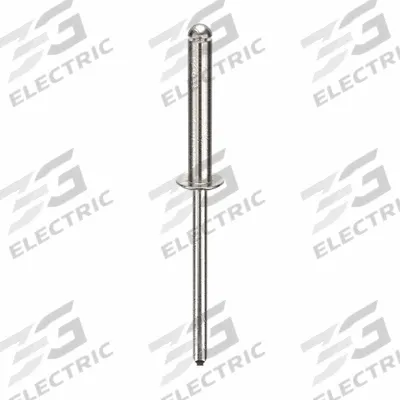APPROVED VENDOR Blind Rivet,2 9/40" L,0.156" dia,PK500: Inch, 2 7/32 in Overall Lg, 59/64 in Body Lg - Domed-Head Blind Rivets