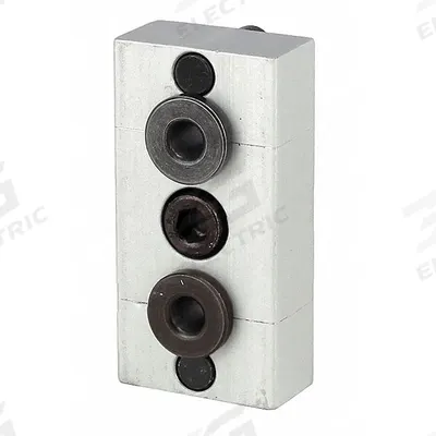 80/20 Drilling Jig: 10 Series, Aluminum, Anodized - Drilling Jigs for T-Slot Framing