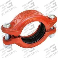 GRUVLOK Clamp Coupling: 8 in x 8 in, NBR Seal, 750 psi, Ductile Iron, Grooved x Grooved x Threaded (MPN 0390113322). Key specifications — Maximum Operating Pressure: 750 psi; Brand: GRUVLOK.