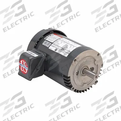 U.S. MOTORS General Purpose Motor: Rigid Base Mount, Totally Enclosed Fan Cooled - C-Face with Rigid Base 3-Phase General Purpose AC Motors