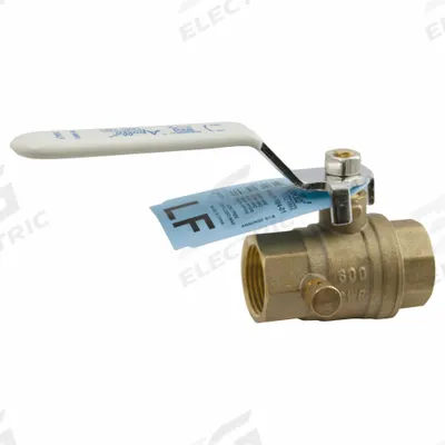 APOLLO Manual Two-Way Ball Valve: 1 in Pipe Size, FNPT x FNPT, Brass - Brass Stop & Waste Valves for Potable Water
