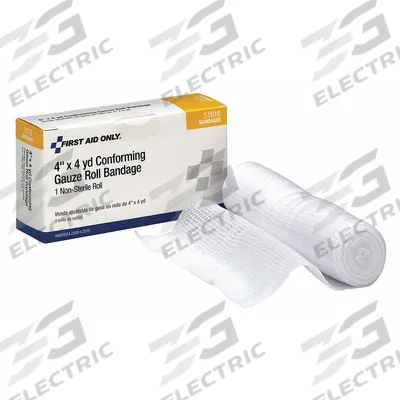 APPROVED VENDOR Gauze Wrap: 4 yd Dressing Lg, 4 in Dressing Wd, Gauze - Conforming Gauze Bandages
