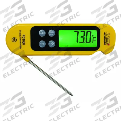 UEI TEST INSTRUMENTS Digital Thermometer: -58°F to 572°F /-50°C to 300°C - NSF-Rated Digital Pocket Thermometers