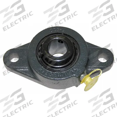 SEALMASTER 2 Bolt Flange Bearing: Radial Ball, 1 1/2 in Bore, Cast Iron - General Purpose Flange-Mount Ball Bearings