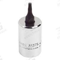 PROTO Socket Bit: 3/8 in Drive Size, Torx Tip, T40 Tip Size, 1 23/32 in Overall Lg, Fixed Insert (MPN J5239-40W). Key specifications — attr1213209: Fixed Insert; attr1213211: PROTO.