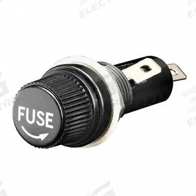 MERSEN Panel Mount Fuse Holder: For Fuse Size 13/32 in x 1 5/16 in, 1 Pole, 10 A Max - Fuse Holders for Cylindrical Fuses