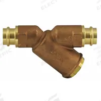 APOLLO Y Strainer: 1/2 in, Compression, Mesh, 0.0313 in Screen Size, Bronze, 4 3/4 in Lg (MPN 59LF003P2PR). Key specifications — Brand: APOLLO; Manufacturer Part Number: 59LF003P2PR; Screen Material: 302 Stainless Steel.