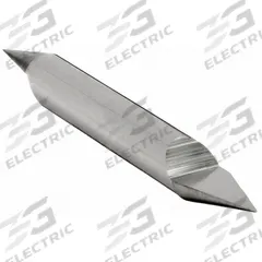 APPROVED VENDOR Engraving Tool: Pointed, Double End, Carbide, 30° Tip Angle, 0.008" Tip Dia (MPN 723-375250)