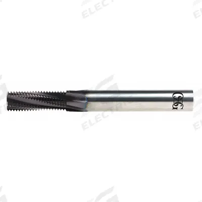 OSG Thread Mill: Helical Flute, 5/16"-18 UNC, 4 Flute - Coolant-Through Helical-Flute Thread Mills for Stainless Steel & Super Alloys
