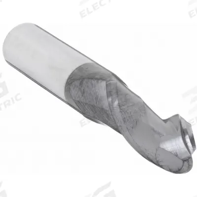 APPROVED VENDOR Ball End Mill: Carbide, AlTiN Coated, 2 Flute, 4.5 mm Mill Dia, 16 mm LOC - General Purpose Carbide Ball End Mills