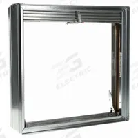 13.75"H-W 3.7"L Square Spring Fire Dampr: Static, 13 3/4 in H, 13 3/4 in W, 3 3/4 in L, Spring (MPN 2TGD8). Key specifications — Brand: DAYTON; Blade Type: Curtain; Closure Type: Spring; Mounting Position: Horizontal.