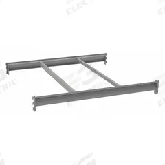 TENNSCO Bulk Storage Deck Level: 48 in x 48 in x 3 5/8 in, 14 ga Beams, 4,150 lb Load Capacity (MPN BPB-48-48). Key specifications — Frame Finish: Epoxy Coated; Frame Material: Steel; Color: Industrial Gray; Includes: (2) 48 in Beams; Brand: TENNSCO.