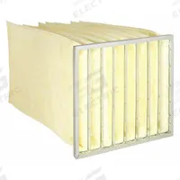 GRAINGER Pocket Air Filter: 24 in x 24 in x 15 in, MERV 14, Yellow, Fiberglass, 8 Pockets (MPN 3DVP7). Key specifications — Display Sell UOM: EA; Brand: GRAINGER; Media Material: Fiberglass; Performance Rating: MERV 14.