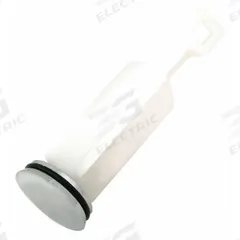 APPROVED VENDOR Drain Stopper: 1 1/4 in Overall Dia, ABS/Stainless Steel, Chrome-Plated, White (MPN 30383). Key specifications — Material: Stainless Steel; Color: White; Brand: APPROVED VENDOR; Application: Sink.
