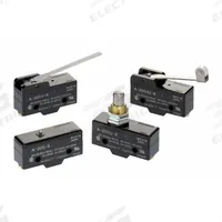 OMRON Snap Action Switch: Plunger Actuator, 1NO/1NC, Screw (MPN Z-15GK355-B). Key specifications — AC Contact Rating: 15 A @ 250 V; Electrical Connection: Screw; Series: Z; Brand: OMRON.