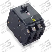 SQUARE D Miniature Circuit Breaker: 70 A, 120/240V AC, Three Phase, 10kA at 120/240V AC, 3 Poles (MPN QOB3701021). Key specifications — Phase: Three; Amps: 70 A; AC Voltage Rating: 120/240V AC; Max. AIR Rating: 10kA at 120/240V AC; For Use With: Square D NQOD Panelboards; Brand: SQUARE D.