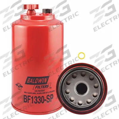 BALDWIN FILTERS Fuel Filter: Spin-On, 4 5/16 in Outside Dia, 1"-14 Thread Size, Diesel Fuel - Spin-On Fuel Filters