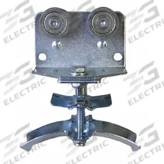 GLEASON Festoon Intermediate Trolley: C-Rail, Round, 0.6 in – 0.94 in, 3.97 in Overall Lg (MPN C35-RC-12). Key specifications — Compatible Cable Type: Round; Trolley Wheel Material: Steel; Brand: GLEASON; Compatible Track Type: C-Rail; Material: Steel.
