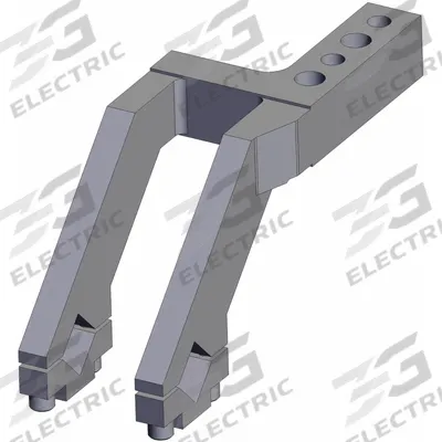 SMC Cylinder Arm: Mfr Part # CKZT40-A045RB, Fits 40 mm Bore Dia, CKZT - Accessories for Compact Power Clamp Cylinders