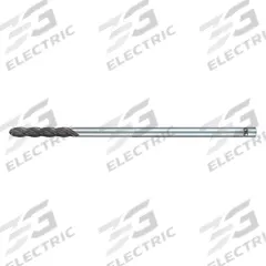 OSG Ball End Mill: Carbide, Diamond Coated, 2 Flute, 1/64" Mill Dia, 3/64" LOC, 1-1/2" OAL (MPN 72310116)