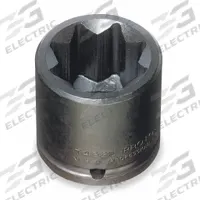 PROTO Impact Socket: 1/2 in Drive Size, SAE, 11/16 in Socket Size, 8-Point, Std, 1 1/2 in Overall Lg (MPN J7422S). Key specifications — attr1215501: PROTO; attr1215515: Black Oxide; attr1215518: 11/16 in.