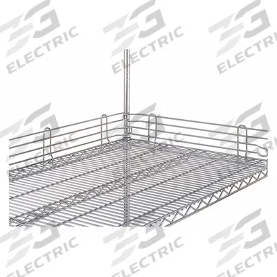INSTOCK Wire Shelf Ledges: 72 in x 18 in x 4 in - Ledges for Wire Shelving