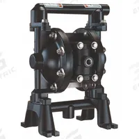ARO Double Diaphragm Pump: Aluminum Body, 1/2 in, NPT Connection, 12.4 gpm, 255 ft Max. Head (MPN PD05R-AAS-STT-B). Key specifications — Brand: ARO; Seat Material: 316 SS; Check Valve Material: PTFE.