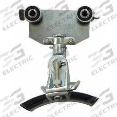 DAYTON Festoon Intermediate Trolley: C-Track, Round, 0.97 in – 1.4 in (MPN 33N225). Key specifications — Compatible Cable Type: Round; Trolley Wheel Material: Steel; Trolley Frame Material: Aluminum; Brand: DAYTON; Compatible Track Type: C-Track; Material: Galvanized Steel; Compatible with Grainger Part Number: 33N225; Compatible with Manufacturer Part Number: C32RMT-40.