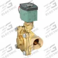 REDHAT Solenoid Valve: 2-Way, Normally Open, 1 in Pipe Size, 220V AC/240V AC, Watertight, High Flow (MPN 8210G014LF 240/60,220/50). Key specifications — attr985516: 1 in; attr985521: 240V AC; attr985484: REDHAT; attr985485: Watertight.