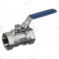 USA INDUSTRIALS Manual Two-Way Ball Valve: 2 1/2 in, 304 Stainless Steel, Straight Valve Body, PTFE (MPN ZUSA-VLV-135). Key specifications — Brand: USA INDUSTRIALS; Handle: Locking Lever.