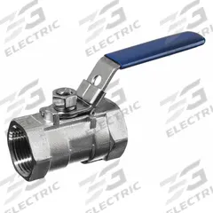 USA INDUSTRIALS Manual Two-Way Ball Valve: 2 1/2 in, 304 Stainless Steel, Straight Valve Body, PTFE (MPN ZUSA-VLV-135). Key specifications — Brand: USA INDUSTRIALS; Handle: Locking Lever.