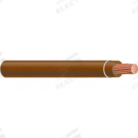 Wire: Copper, 18 AWG, 1 Conductors, Stranded, Brown, 500 ft Lg, TFFN (MPN 27028001). Key specifications — Voltage: 600 V; Brand: SOUTHWIRE.