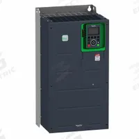 SCHNEIDER Variable Frequency Drive: In Phase Three, Out Phase Three, 100 hp, IP21, No Bypass (MPN ATV930D75Y6). Key specifications — Style: Compact; Color: Black/Green; Output Phase: Three.