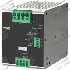 MURRELEKTRONIK DC Power Supply: DIN Rail, 960 W Output Power - Rated, 21.3 A Current - Output (MPN 9000-17337-2521110). Key specifications — attr1044898: Three; attr1044874: Aluminum; attr1044879: 450.5 to 810V DC; attr211400: MURRELEKTRONIK.