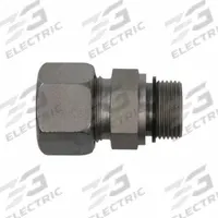 BRENNAN INDUSTRIES Compression Tube Straight: 12 mm OD x 22 mm OD Size, Compression x Metric, Steel (MPN D8400-S12-22-ED). Key specifications — Brand: BRENNAN INDUSTRIES; Series: D8400-ED.