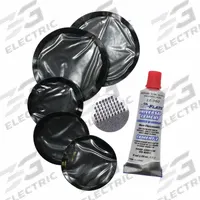 TRU-FLATE Tube Repair Kit: Tube Repair Kit, Truck Tires, 0.30 oz Cement/(5) Patches/Buffer, 7 Pieces (MPN 14-130). Key specifications — Product Type: Tube Repair Kit; Compatible Tire Type: Truck Tires; Brand: TRU-FLATE; Includes: Buffer.