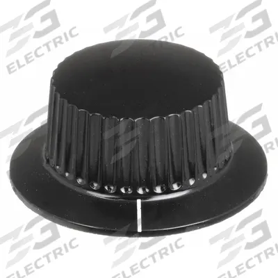 DAVIES Hand Knob: Skirted, Thermoset, 1.5 in Dia - Skirted Control Knobs