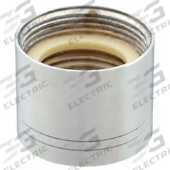 CHICAGO FAUCETS Faucet Outlet Adapter: Brass, Polished Chrome Finish, 13/16''-24 Top Connection Size (MPN K1JKABCP). Key specifications — Material: Brass; Product Type: Outlet Adapter; Top Connection Size: 13/16''-24; Bottom Connection Size: 3/8"-18; Brand: CHICAGO FAUCETS.