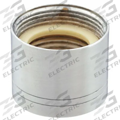 CHICAGO FAUCETS Faucet Outlet Adapter: Brass, Polished Chrome Finish - Faucet Aerator Adapters