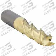 APPROVED VENDOR Square End Mill: Carbide, ZrN Coated, 3 Flute, 1/2" Mill Dia, 3-1/8" LOC, 6" OAL (MPN 273-503125D)