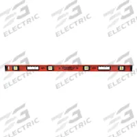 JOHNSON LEVEL I-Beam Level: Level & Plumb, I-Beam, Cushioned, Cushioned, 48 in Overall Lg, 0, 0.029° (MPN 1253-4800). Key specifications — attr934734: 1253-4800; attr934735: JOHNSON LEVEL; attr939796: Acrylic; attr983962: Aluminum; attr939959: Top & Side Read; attr939953: Removable End Caps.