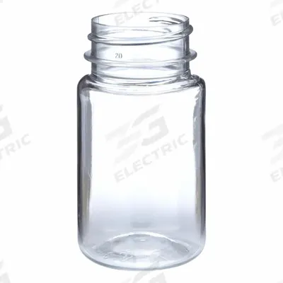 QORPAK Wide Mouth Bottle: PET, 60 mL, 2 fl oz, Colorless, 33-400, No Closure, No Closure - PET Wide Mouth Round Lab Bottles