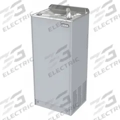 ELKAY Drinking Fountain: 8 gph @ 50°F, 41 1/2 in Overall Ht, Top Push Button, 18 in Overall Wd, Gray (MPN EFA8L1Z). Key specifications — Brand: ELKAY; Housing Color: Gray.