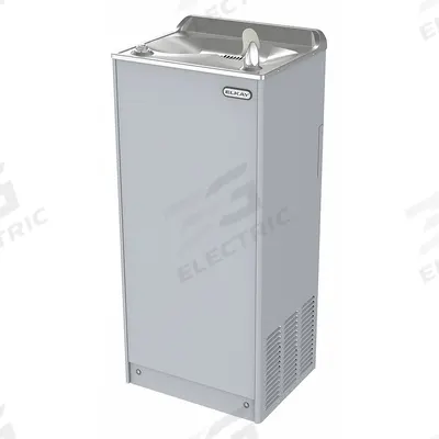 ELKAY Drinking Fountain: 8 gph @ 50°F, 41 1/2 in Overall Ht, Top Push Button - Hand-Operated Drinking Fountains