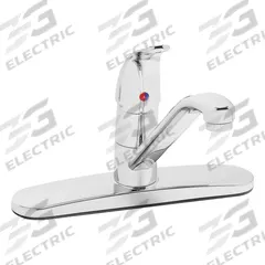 SPEAKMAN Low Arc Kitchen Faucet: Commander, Metal, Single-Post, Deck, 3 Mounting Holes, Chrome, Arc (MPN S-3762-E). Key specifications — Series: Commander; Brand: SPEAKMAN.