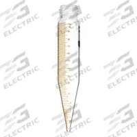 LK INDUSTRIES Centrifuge Tube: 100 mL, Centrifuge Tube, 14 mm Body Dia, 203.2 mm Overall Ht, Rubber (MPN S12CWTHD). Key specifications — Graduated: Yes; Includes Closure: Yes; Body Color: Colorless; Brand: LK INDUSTRIES; Bottom Shape: Conical.